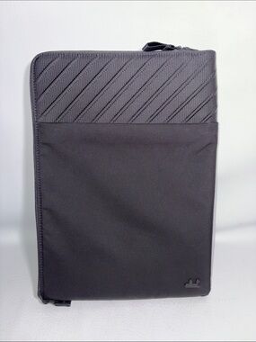 Tomtoc Black Slim Laptop Padded Sleeve 2 Sides Zip Closure